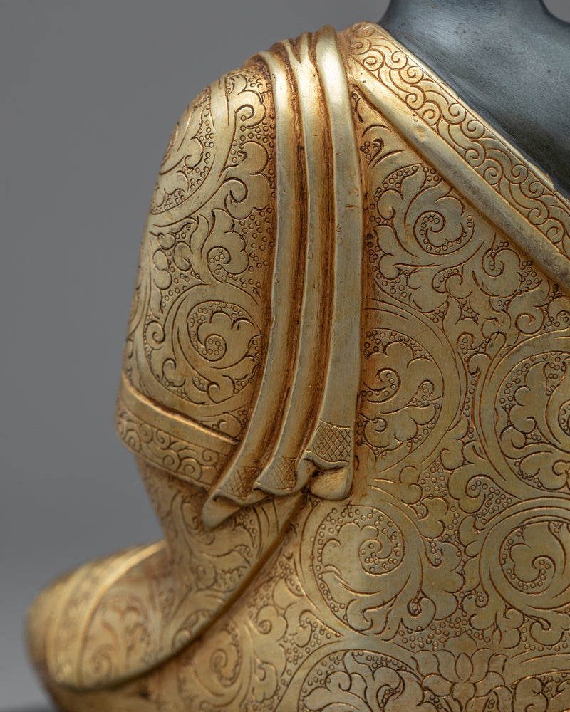 Gautam Buddha Siddhartha Statue | 24K Gold Hand Carved Statue