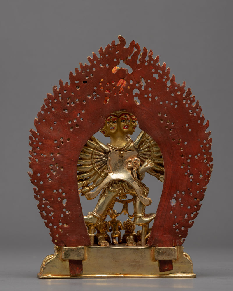 Yamantaka The Destroyer Of Death Statue | Yamantaka With Consort Sculpture