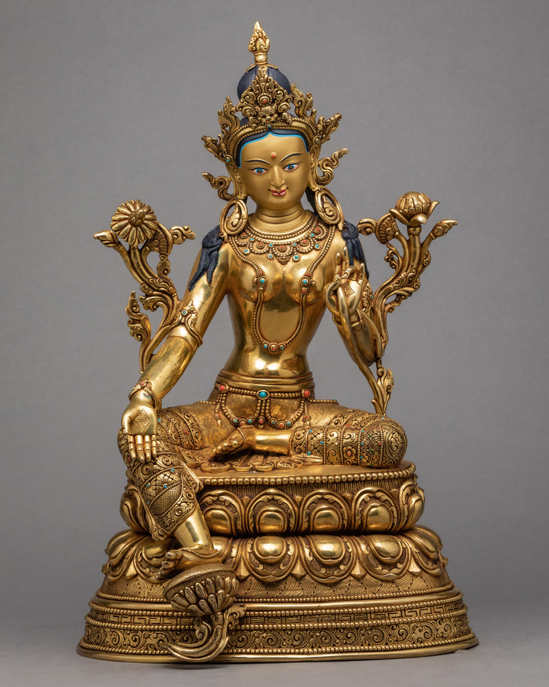 green tara statue