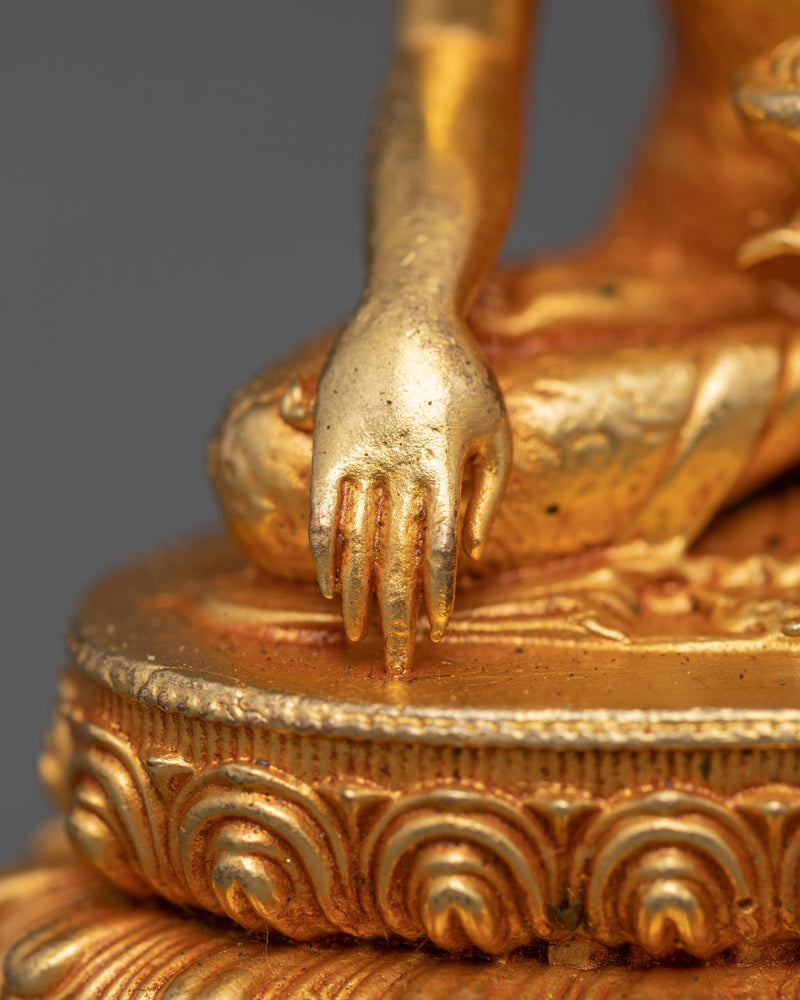 Three Buddha Statue Set | 24k Gold Electroplated Statues