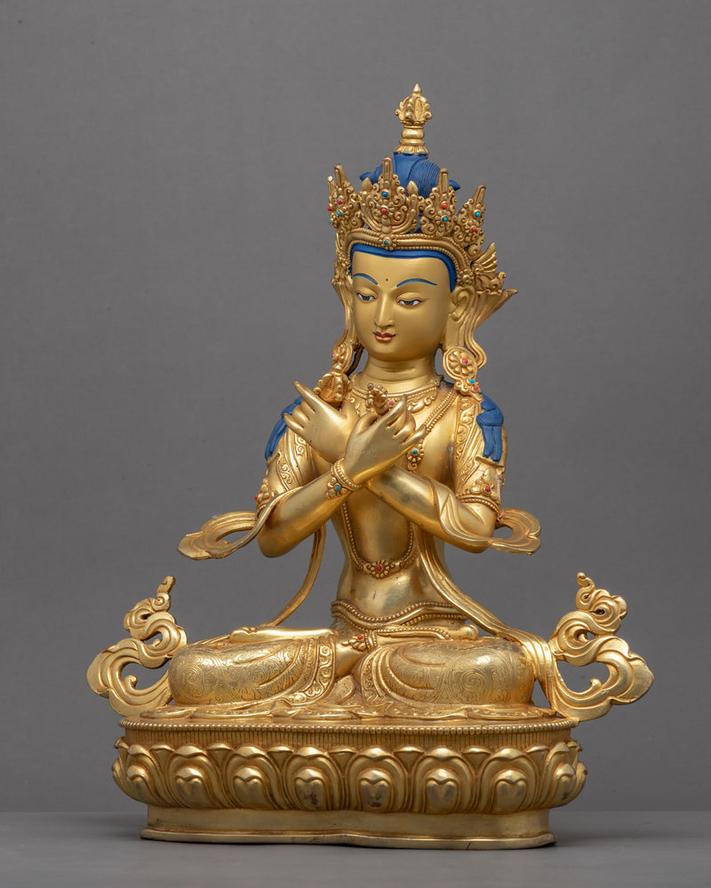 Vajradhara Mantra Sculpture | Tibetan Buddha Sculpture For Mindfulness