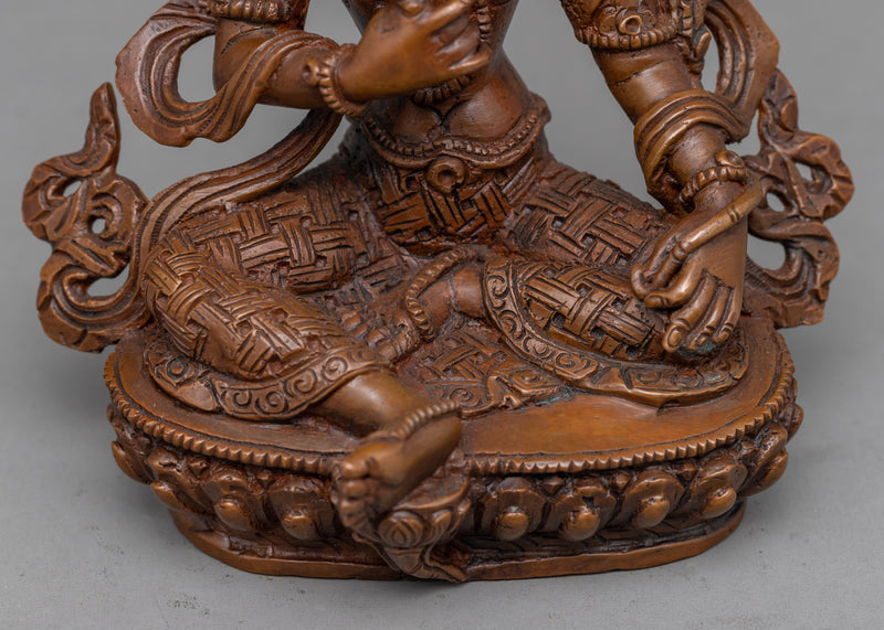 Manjushri Mantra Tibetan Practice Statue | Bodhisattva Of Wisdom Sculpture