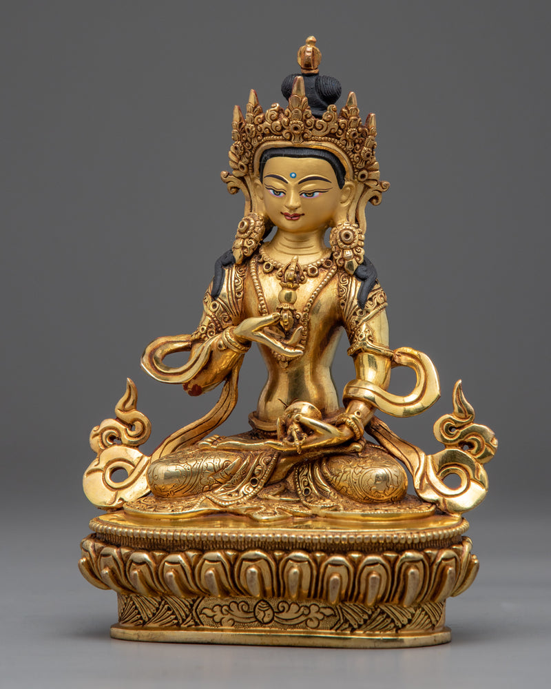 Adi Buddha Vajrasattva Statue | Himalayan Traditionally Hand-Sculpted Sculpture