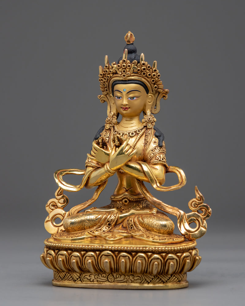 Vajradhara Buddha Statue Copper | 24K Gold Gilded Figurines