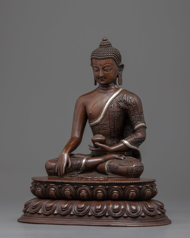 Shakyamuni Buddhas Body Art | Himalayan Traditional Oxidized Statue