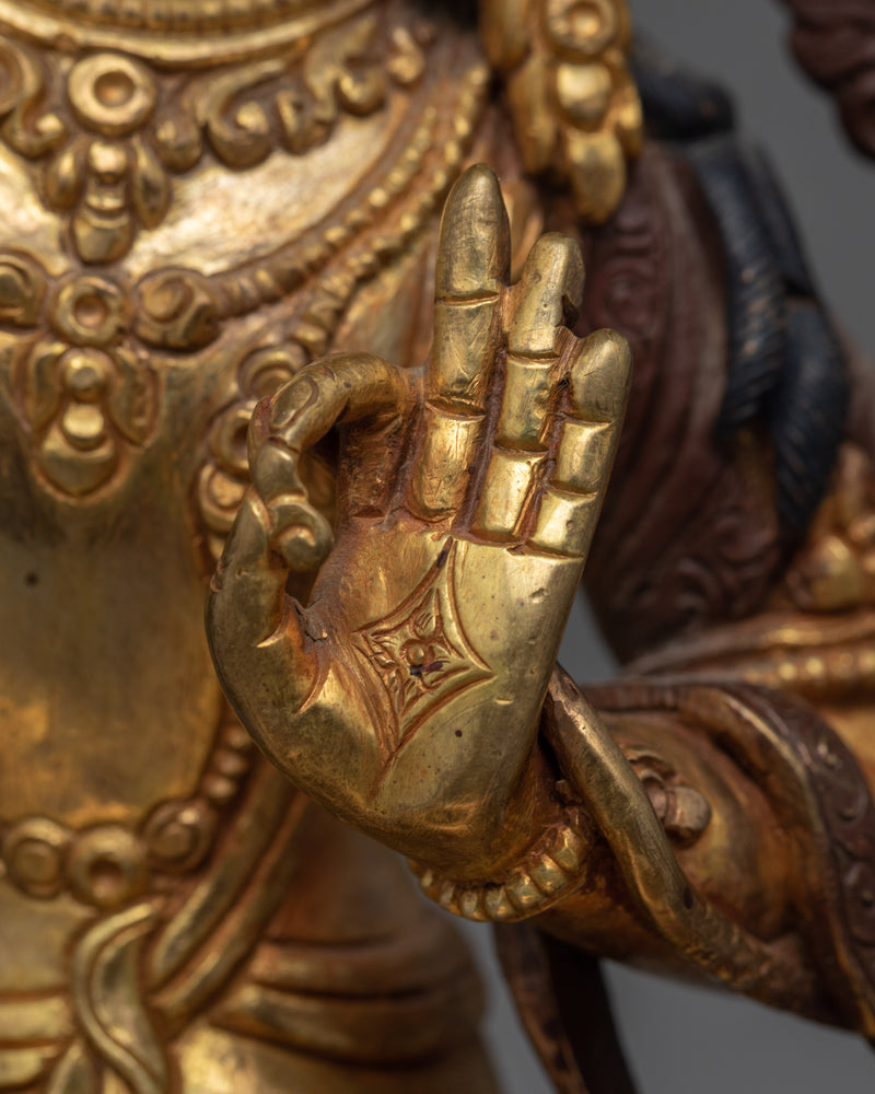 Manjushri Buddhism Bodhisattva Statue |  Wisdom Deity of Buddhism