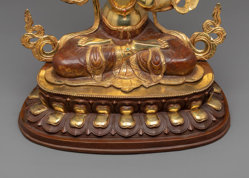 Manjushri Deity of Wisdom Statue | Traditional Himalayan Art