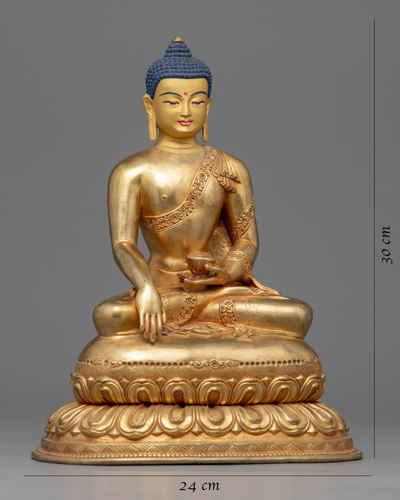 Buddha Shakyamuni Seated in Meditation | Handmade Sculpture