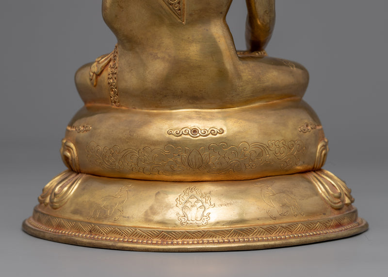 Buddha Shakyamuni Seated in Meditation | Handmade Sculpture