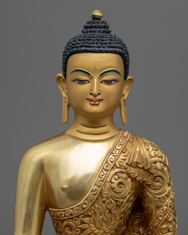 Hand Made High Quality Shakyamuni Buddha Statue | Traditional Buddhist Art