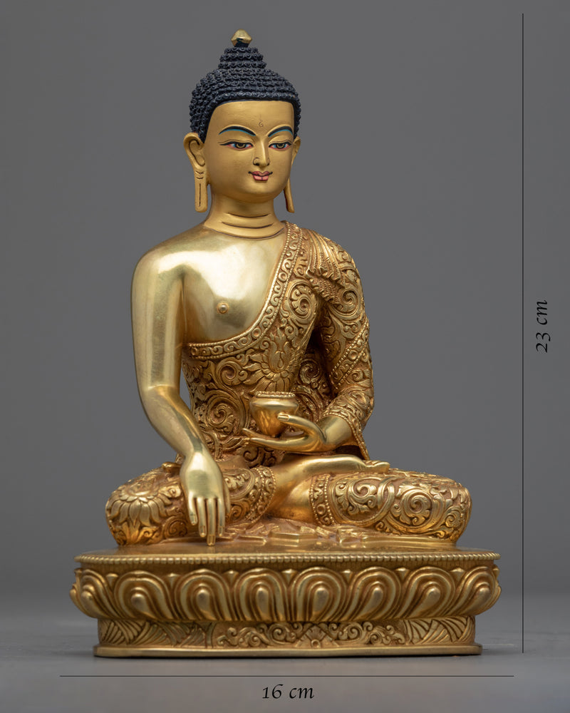 Hand Made High Quality Shakyamuni Buddha Statue | Traditional Buddhist Art