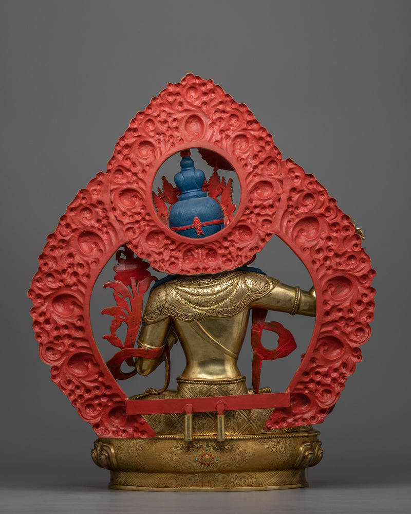 Manjushri Prayer Practice Statue | Sword Wielding Bodhisattva of Wisdom Statue