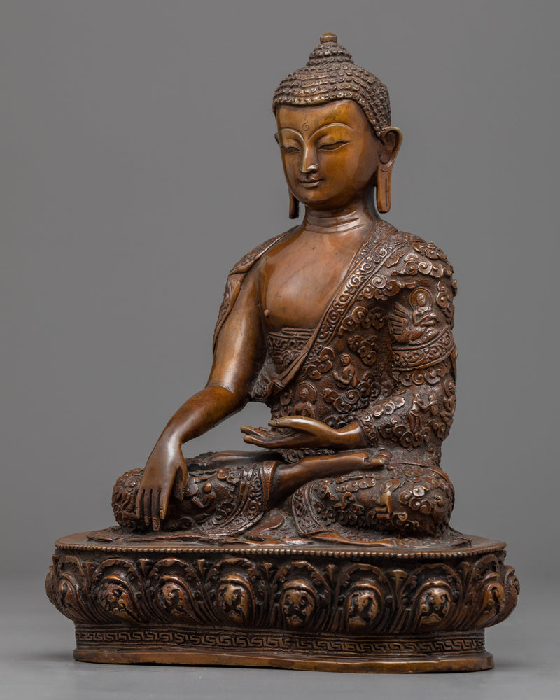 Siddhartha Gautama Real Himalayan Art | Shakyamuni Buddha Hand-Carved Statue