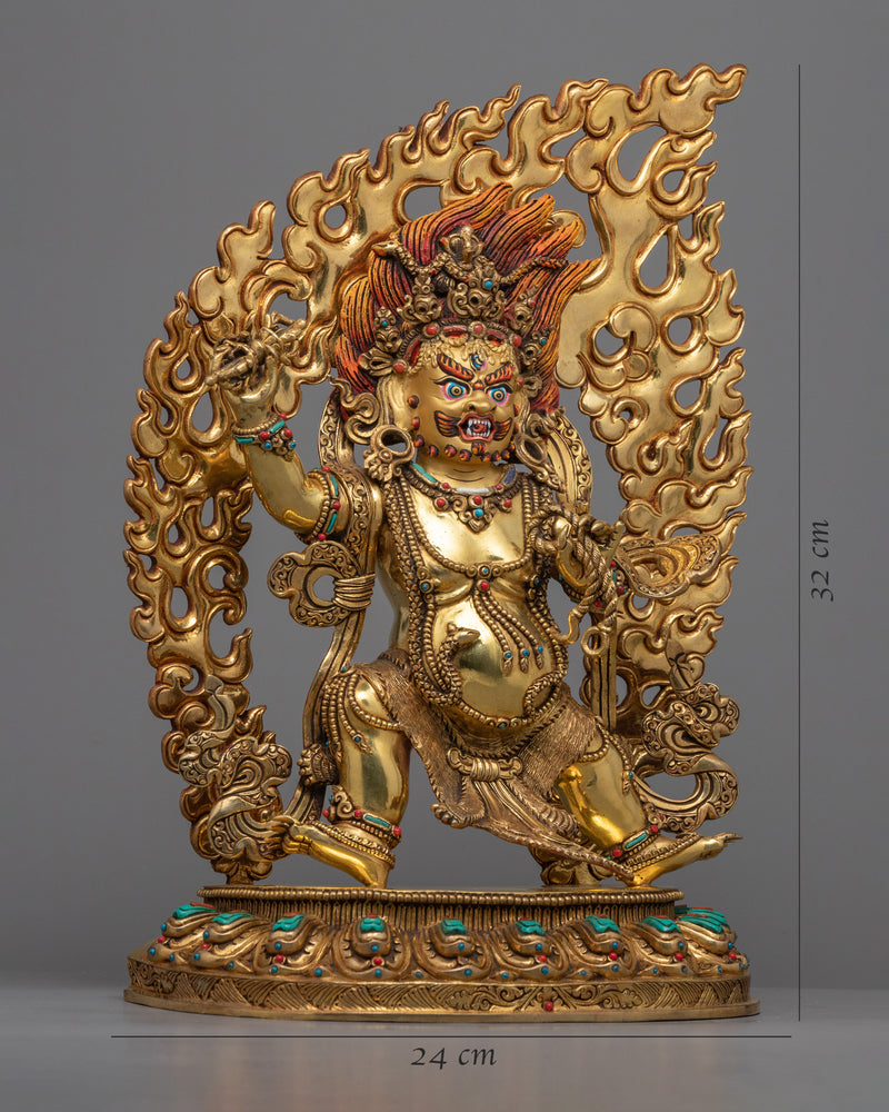 Vajrapani Bodhisattva Statue for Ritual and Meditation | Traditional Himalayan Buddhist Art