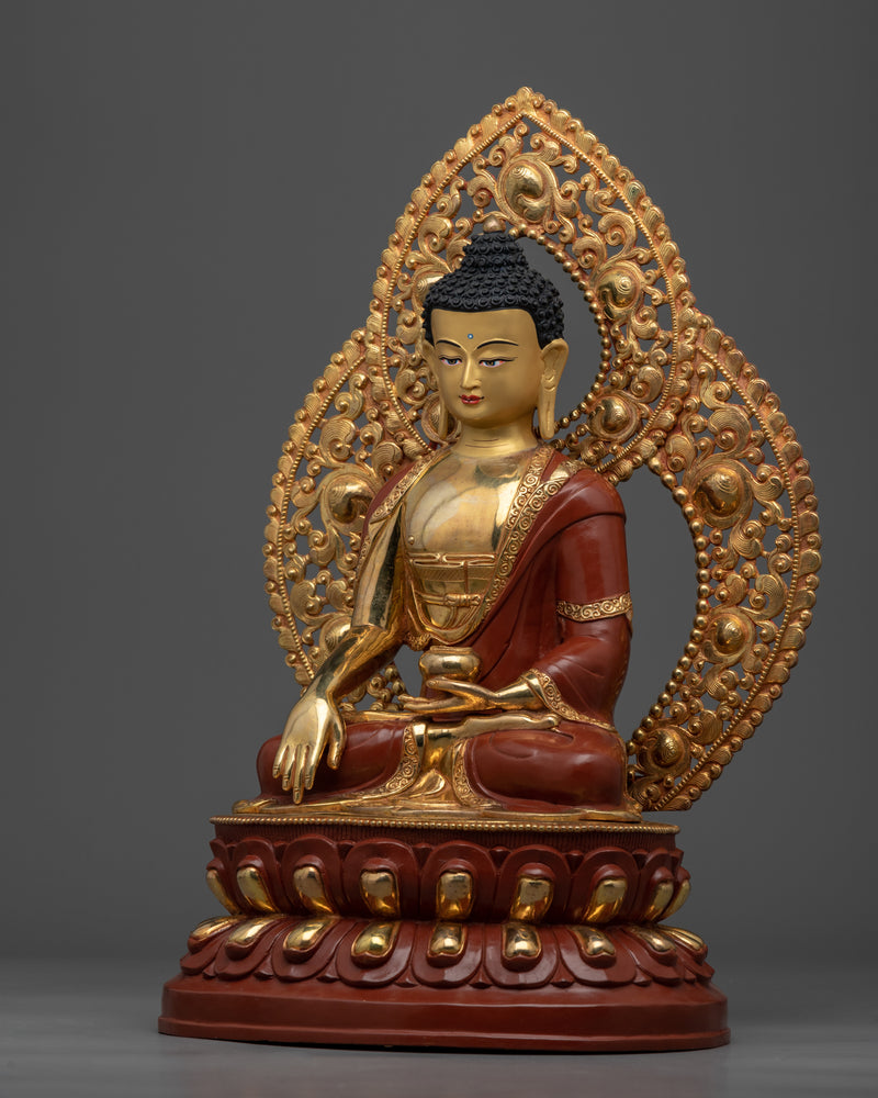 Seated Shakyamuni Buddha Statue | Handcrafted Buddhist Statue