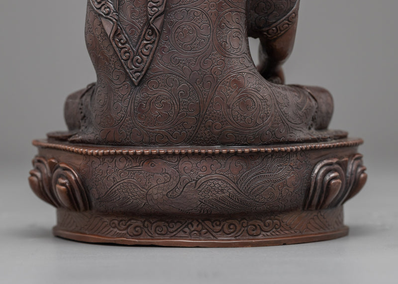 Historical Buddha Shakyamuni Sculpture | Hand Carved Statue for Meditation and Yoga