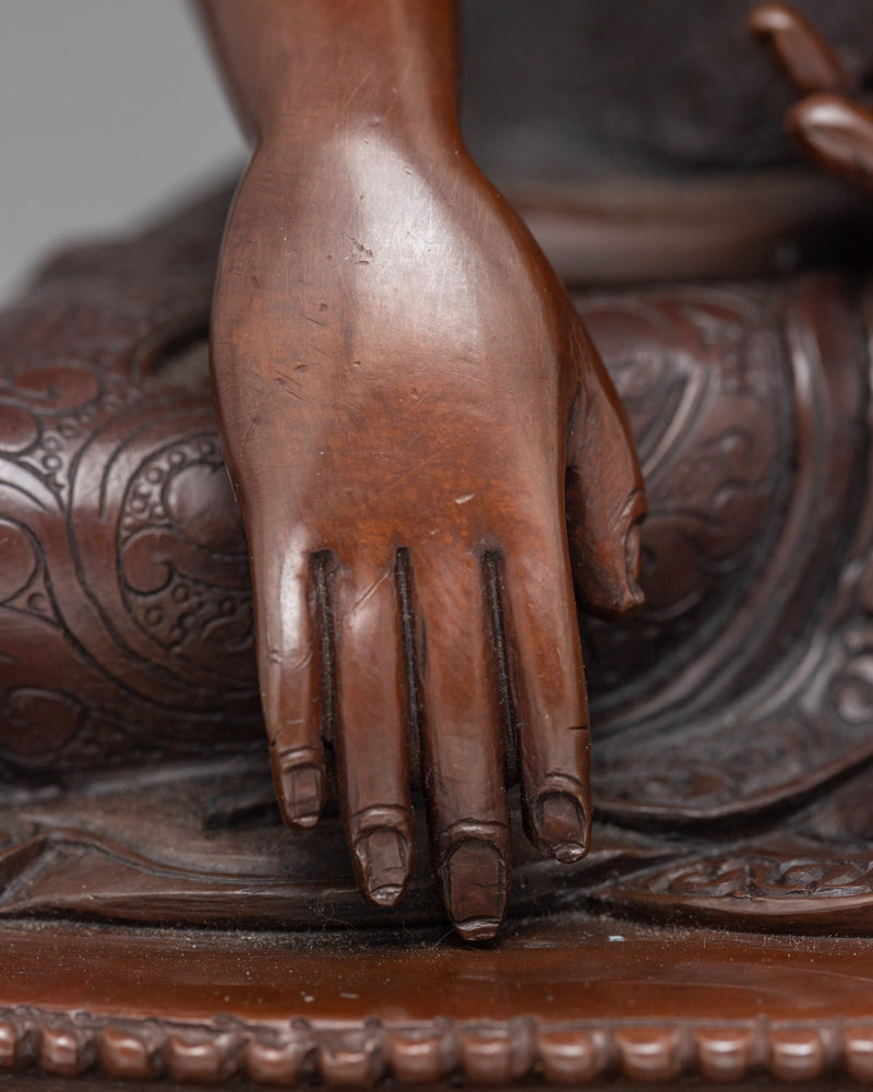 Historical Buddha Shakyamuni Sculpture | Hand Carved Statue for Meditation and Yoga