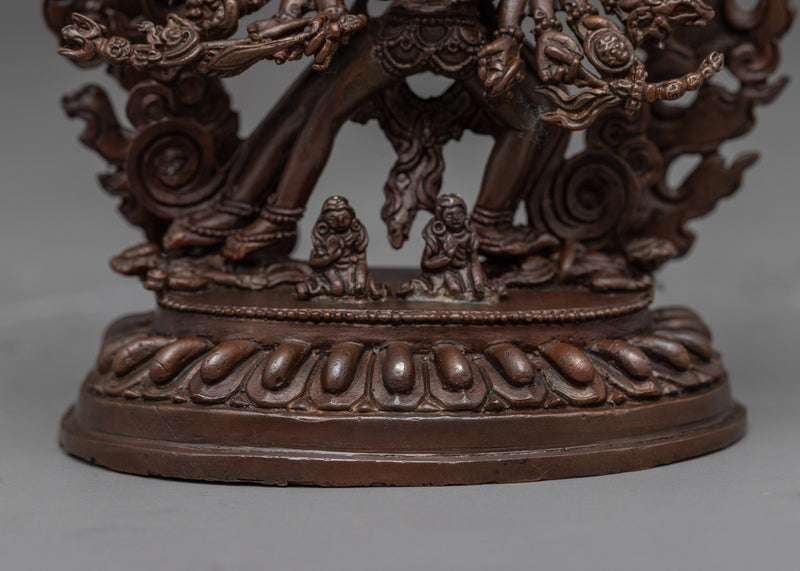 Kalachakra Empowerment Statue | Traditionally Hand Carved Buddhist Art