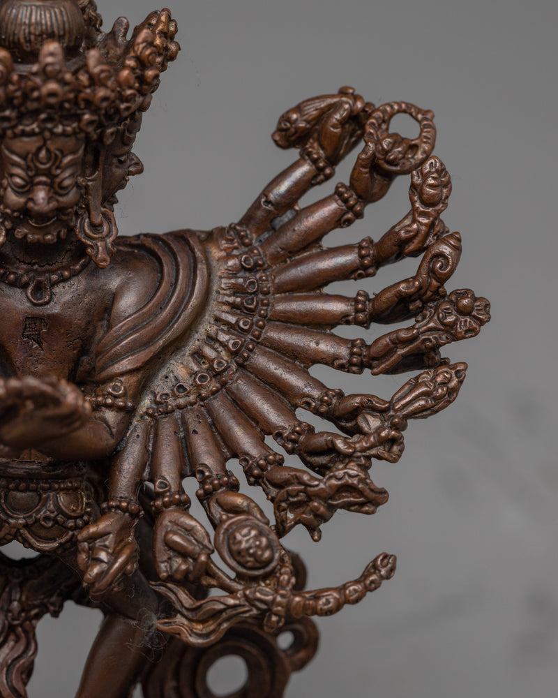 Kalachakra Empowerment Statue | Traditionally Hand Carved Buddhist Art