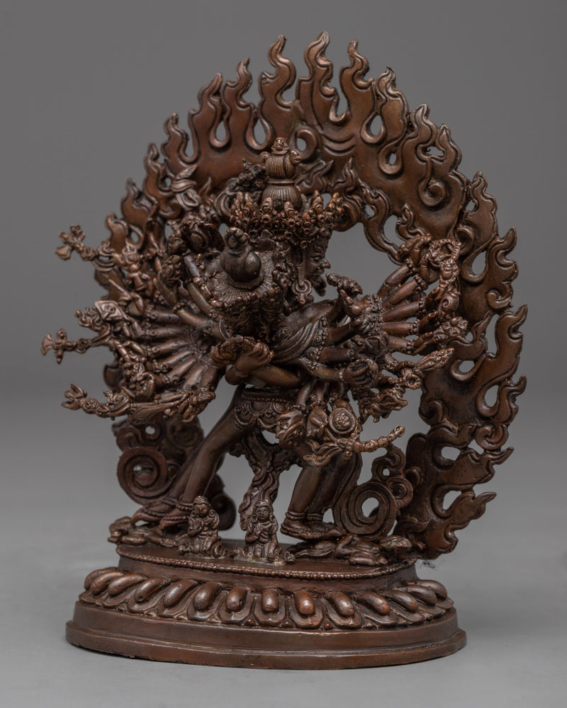 Kalachakra Empowerment Statue | Traditionally Hand Carved Buddhist Art