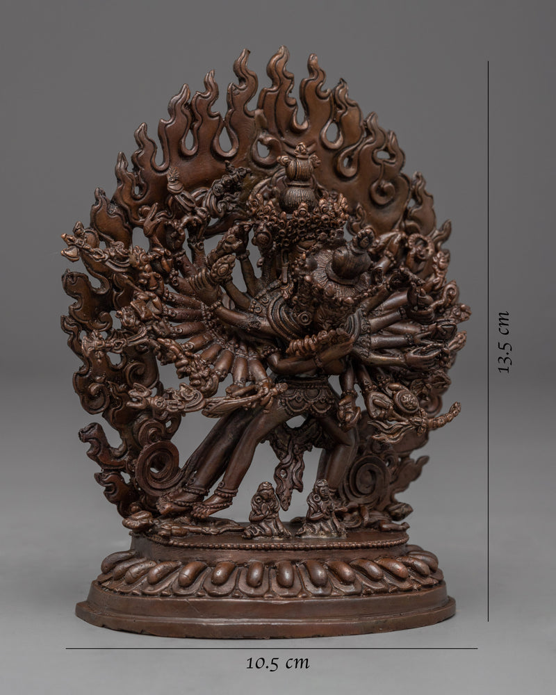 Kalachakra Empowerment Statue | Traditionally Hand Carved Buddhist Art