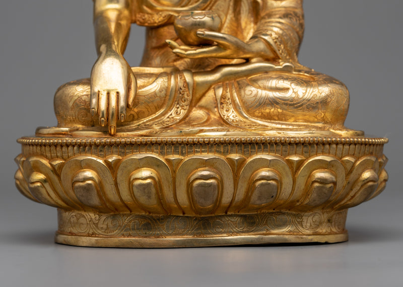 Buddha Shakyamuni Sculpture | Traditional Handcrafted Buddhist Statue