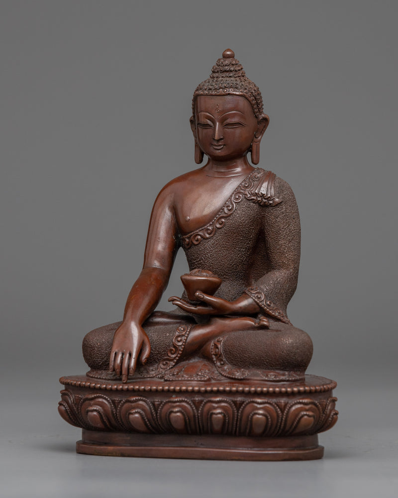 Buddha Shakyamuni Kadampa Sculpture | Handcrafted Buddhist Statue for Meditation