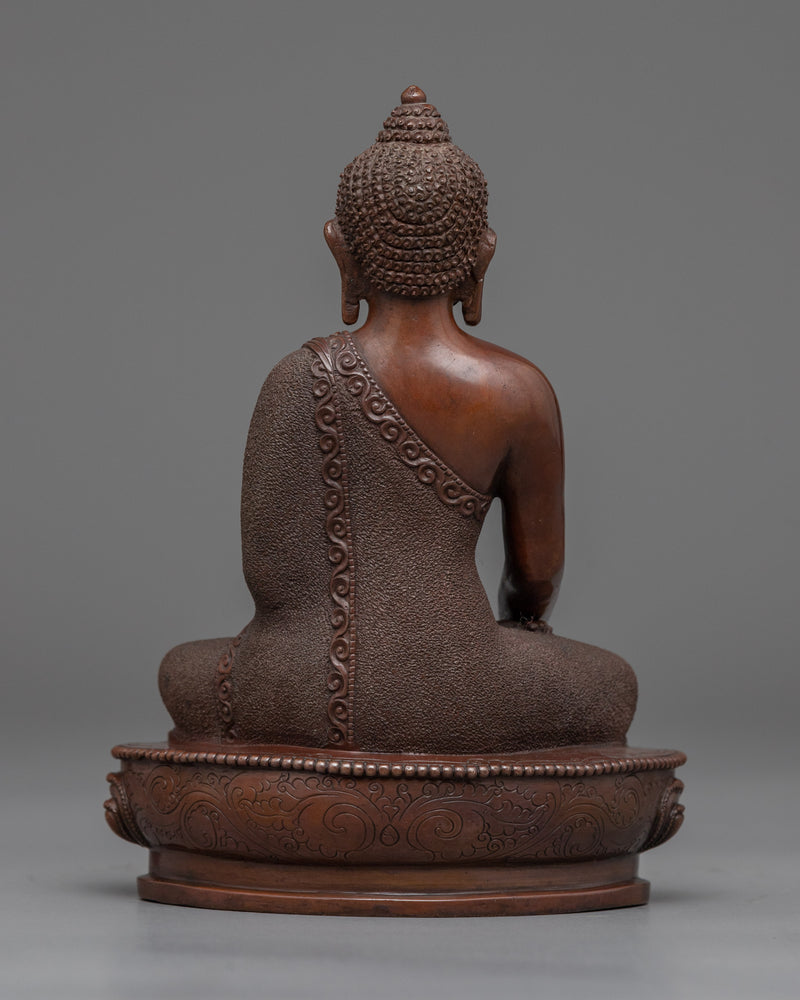 Buddha Shakyamuni Kadampa Sculpture | Handcrafted Buddhist Statue for Meditation