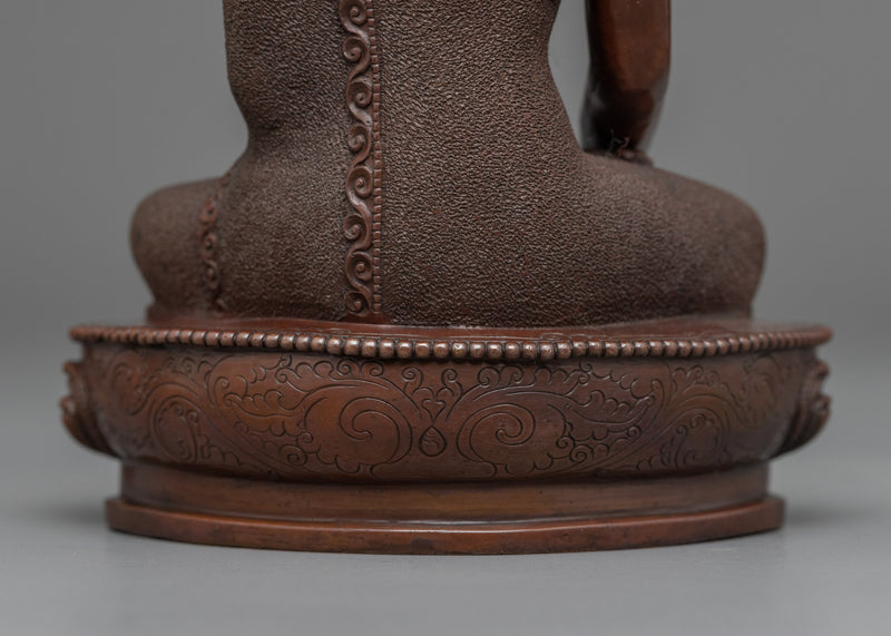 Buddha Shakyamuni Kadampa Sculpture | Handcrafted Buddhist Statue for Meditation