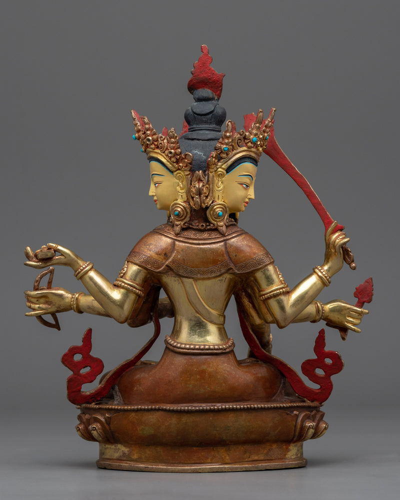 Kadampa Manjushri Sculpture | Manjushri Wielding a Sword Statue