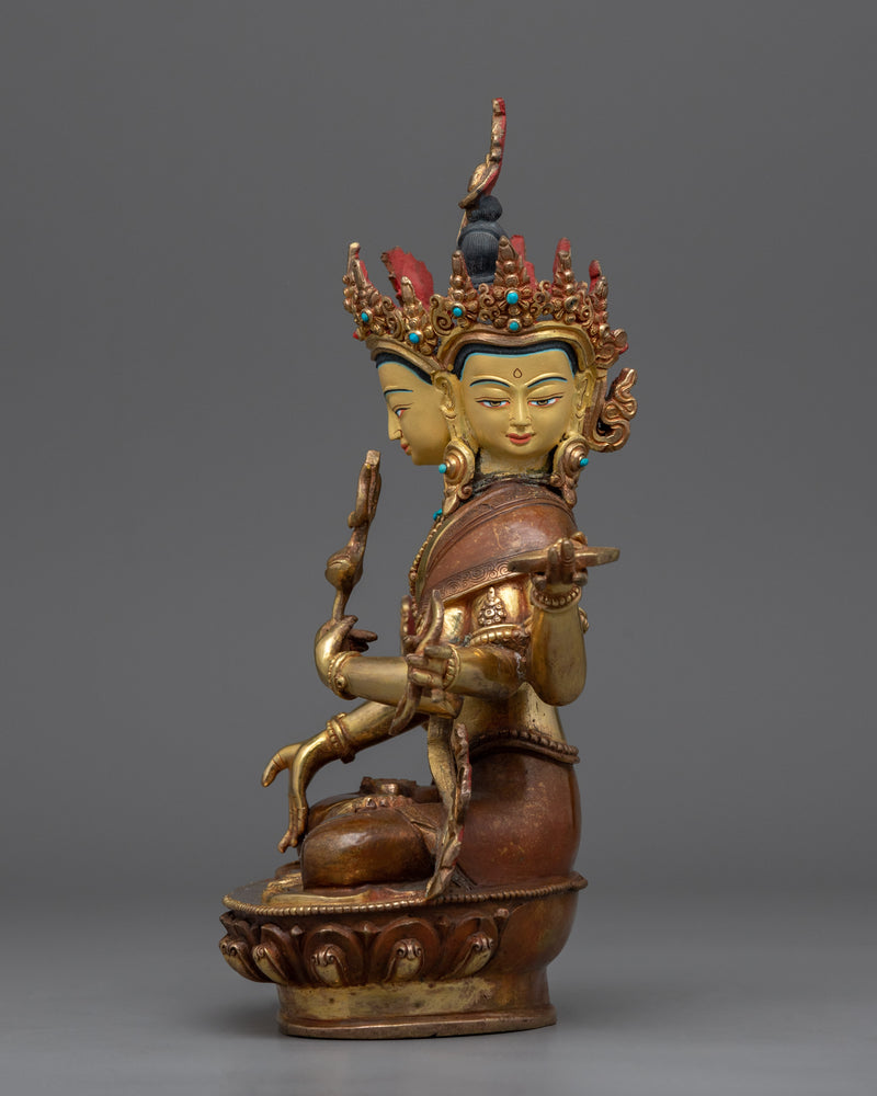 Kadampa Manjushri Sculpture | Manjushri Wielding a Sword Statue