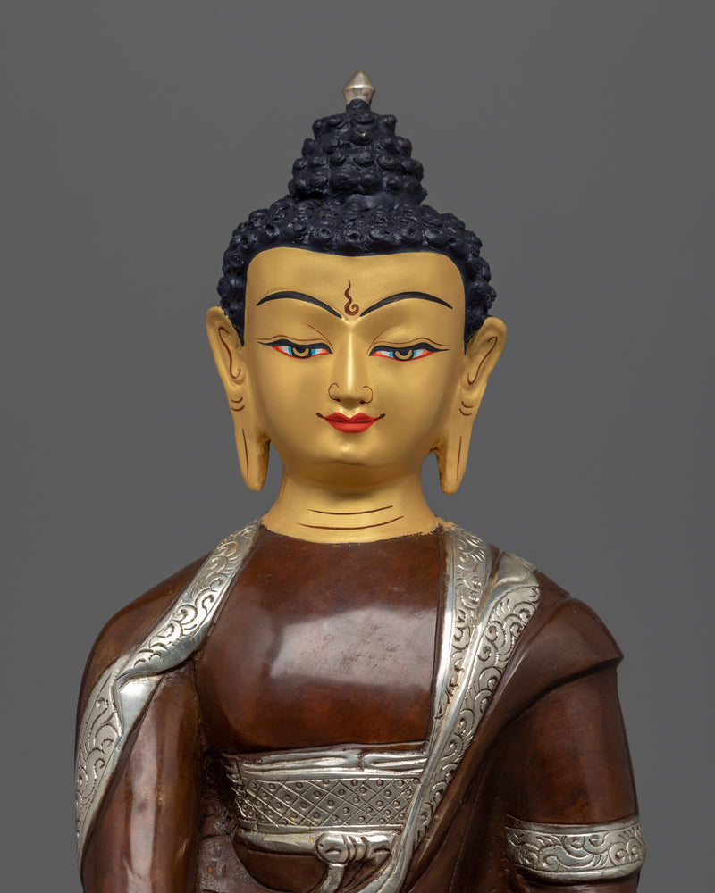 Buddha Shakyamuni Statue | Serenely Seated Buddha Statue Hand-Carved in Nepal