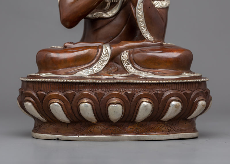 Vairocana Buddha Gold Gilded Statue | "The Illuminator" Buddha Sculpture