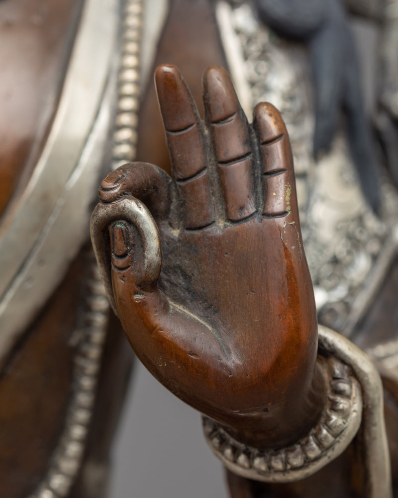 Manjushri Buddha Statue | Hand-Carved Bodhisattva of Wisdom Statue