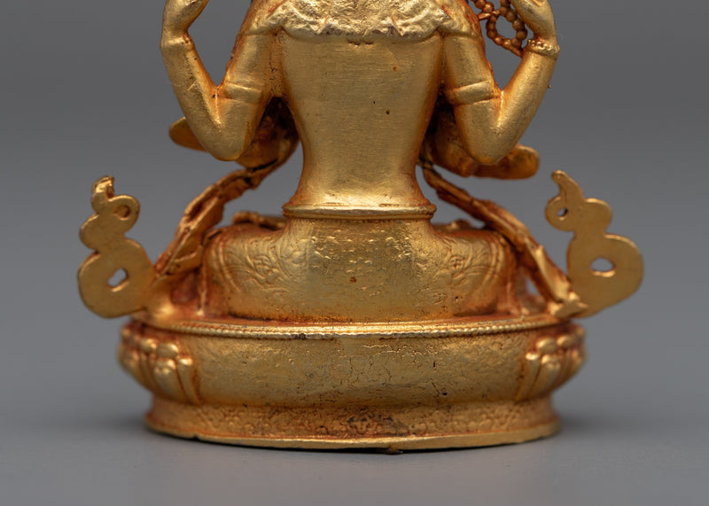 Chenrezig Mantra Practice Statue | Buddhist Statue Made by Machines