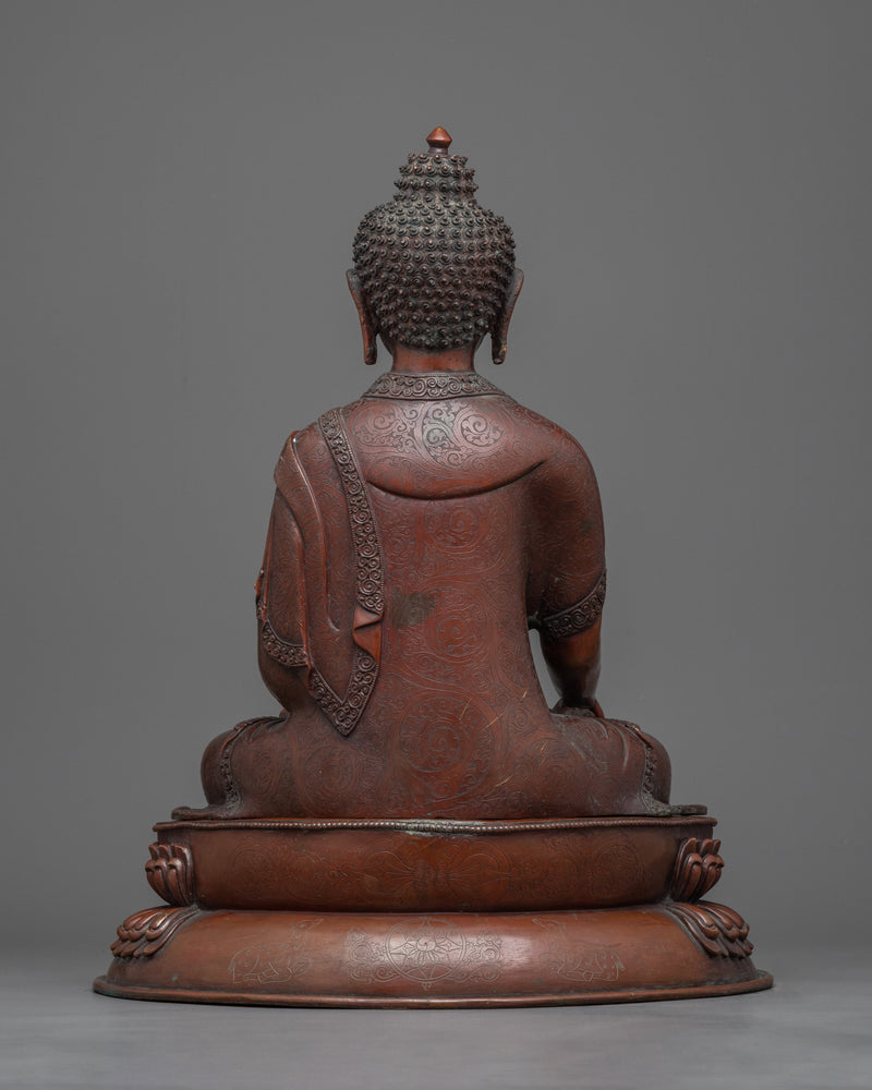 Shakyamuni Buddha Statue for Spirituality | Traditional Buddhist Himalayan Art