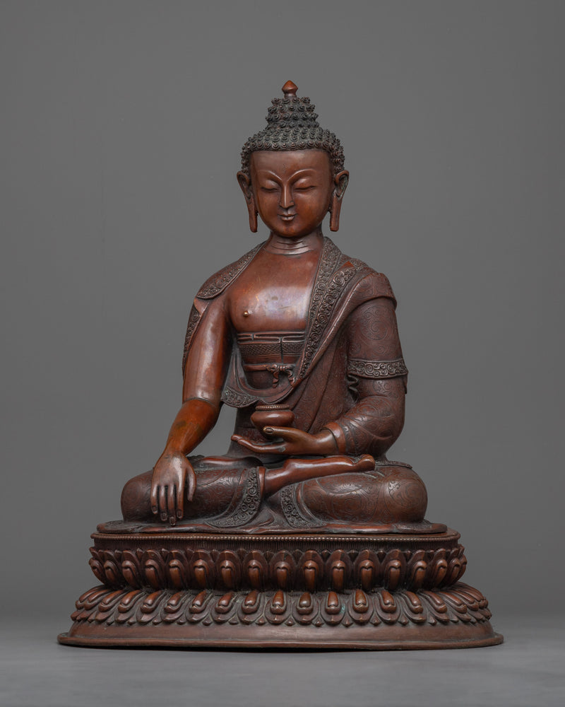 Shakyamuni Buddha Statue for Spirituality | Traditional Buddhist Himalayan Art