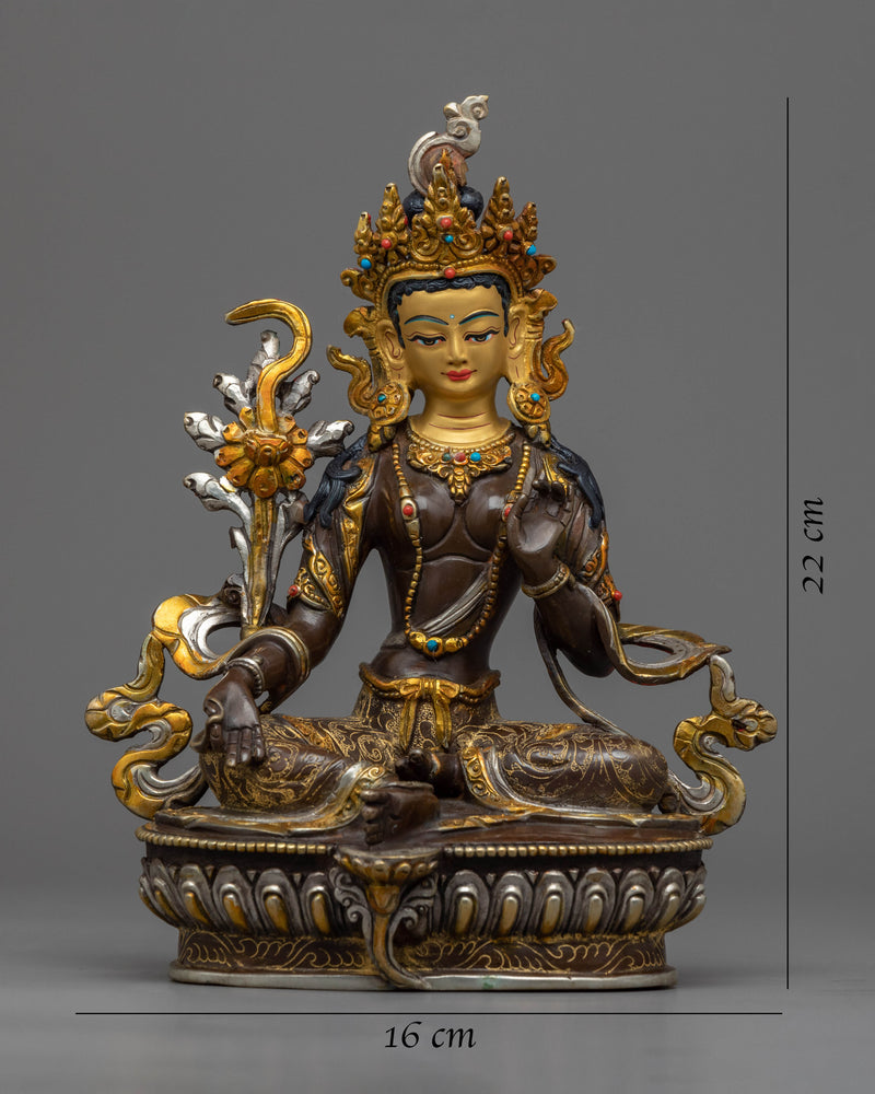 21 Tara Mantra Practice Statue Set | Bodhisattva Tara in Her 21 Manifestations