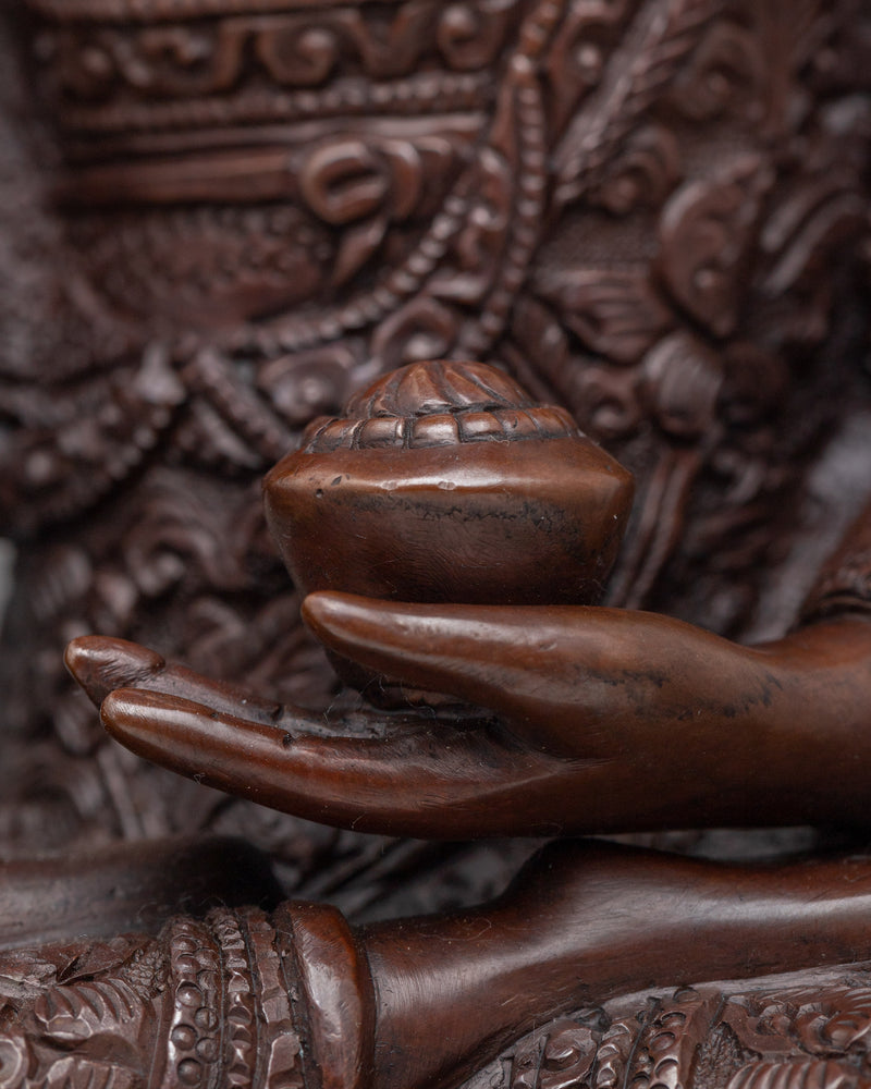 Tibetan Shakyamuni Buddha Statue | Traditional Tibetan Style Buddhist Statue