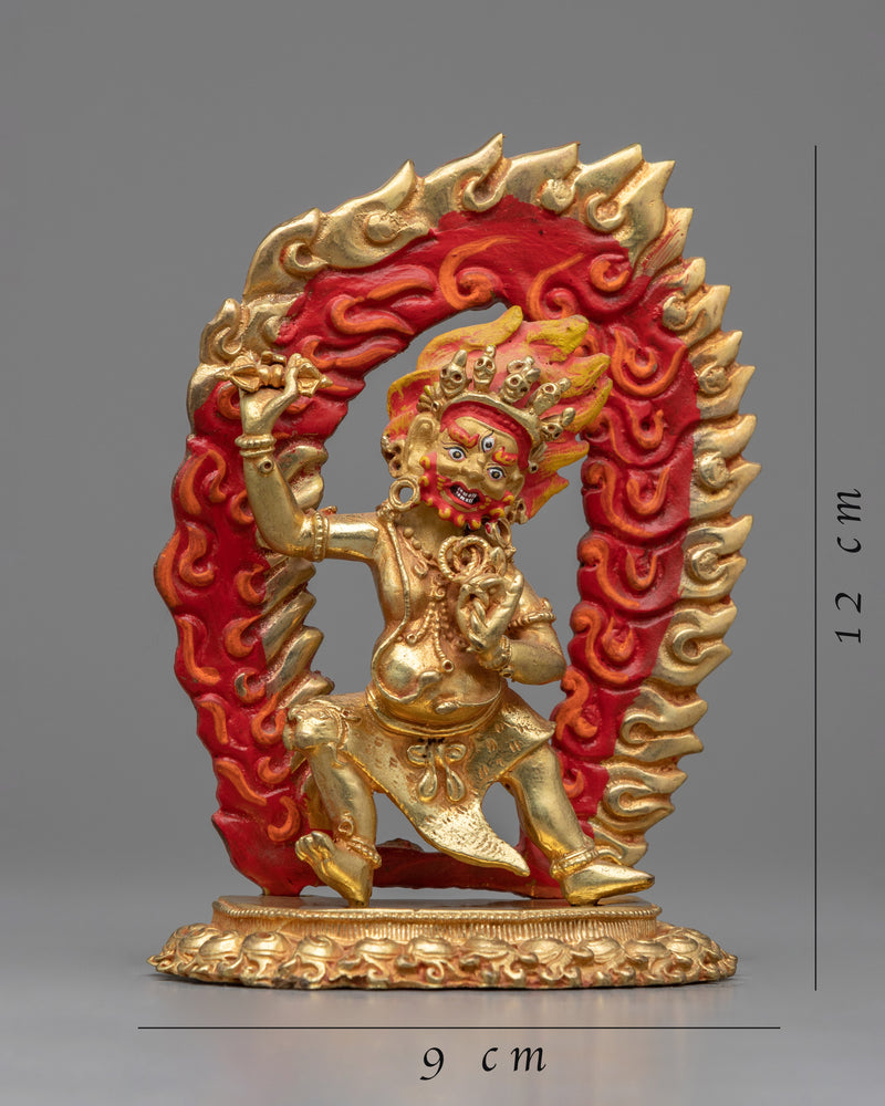 Vajrapani Mantra of Protection | Magnificent Gold Gilded Statue