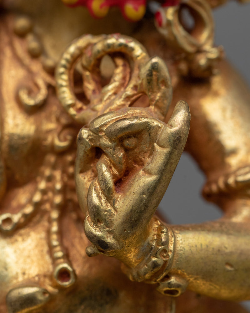 Vajrapani Mantra of Protection | Magnificent Gold Gilded Statue