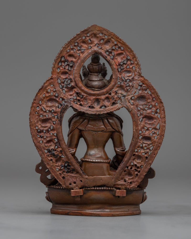 Amitayus Long Life Mantra Practice Statue | Himalayan Buddhist Artwork