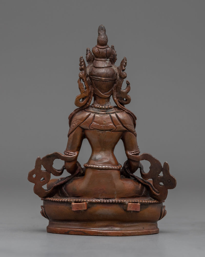 Amitayus Long Life Mantra Practice Statue | Himalayan Buddhist Artwork