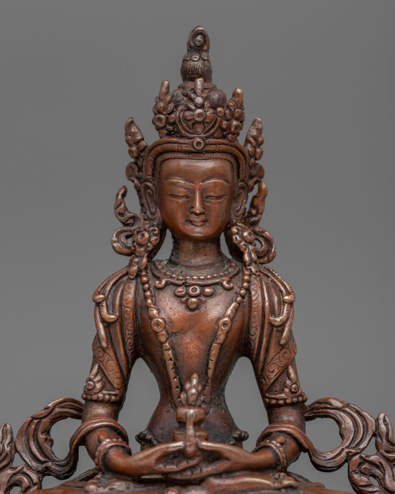 Amitayus Long Life Mantra Practice Statue | Himalayan Buddhist Artwork