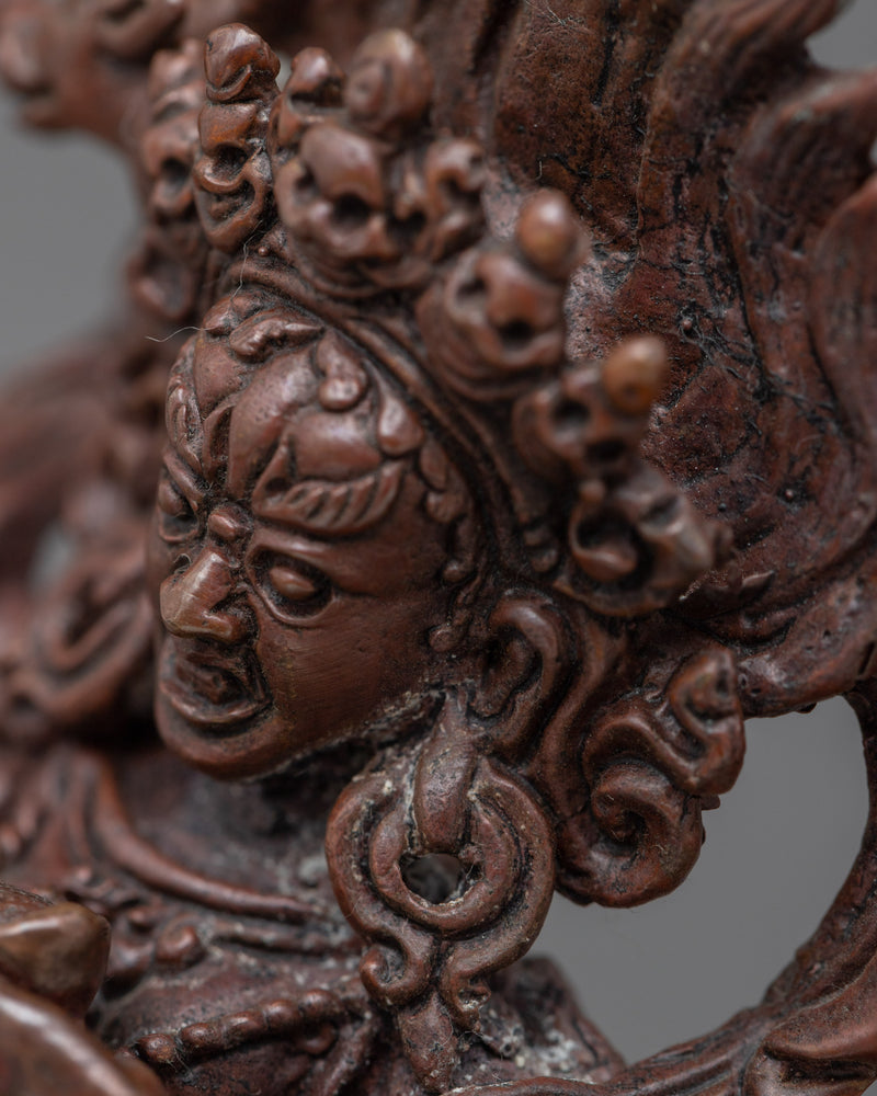 Dorje Phagmo Sculpture | Oxidized Copper Statue