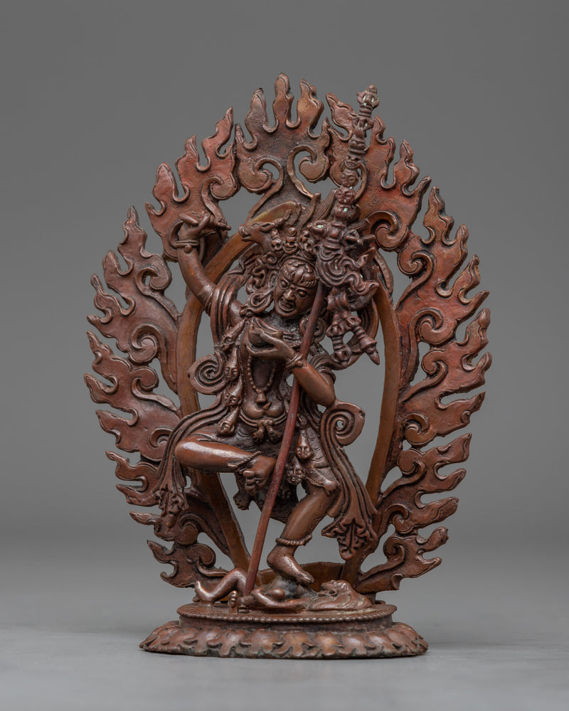 Dorje Phagmo Sculpture | Oxidized Copper Statue