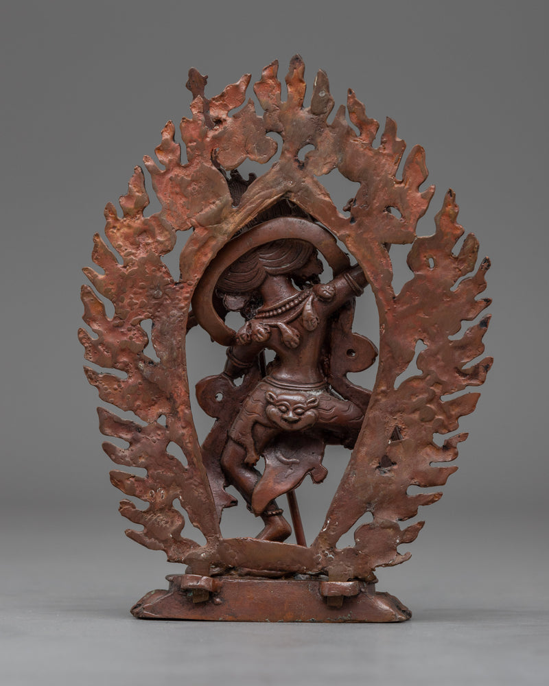 Dorje Phagmo Sculpture | Oxidized Copper Statue