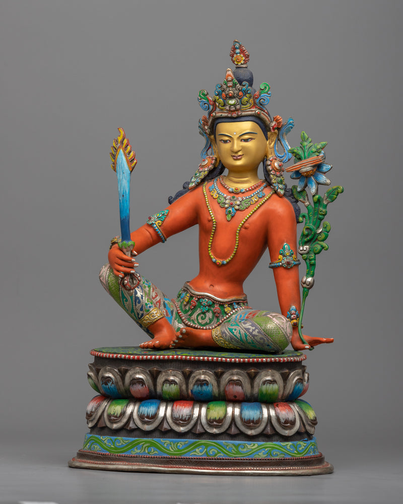 Exquisite Statue for Manjushri Mantra | Wisdom and Clarity