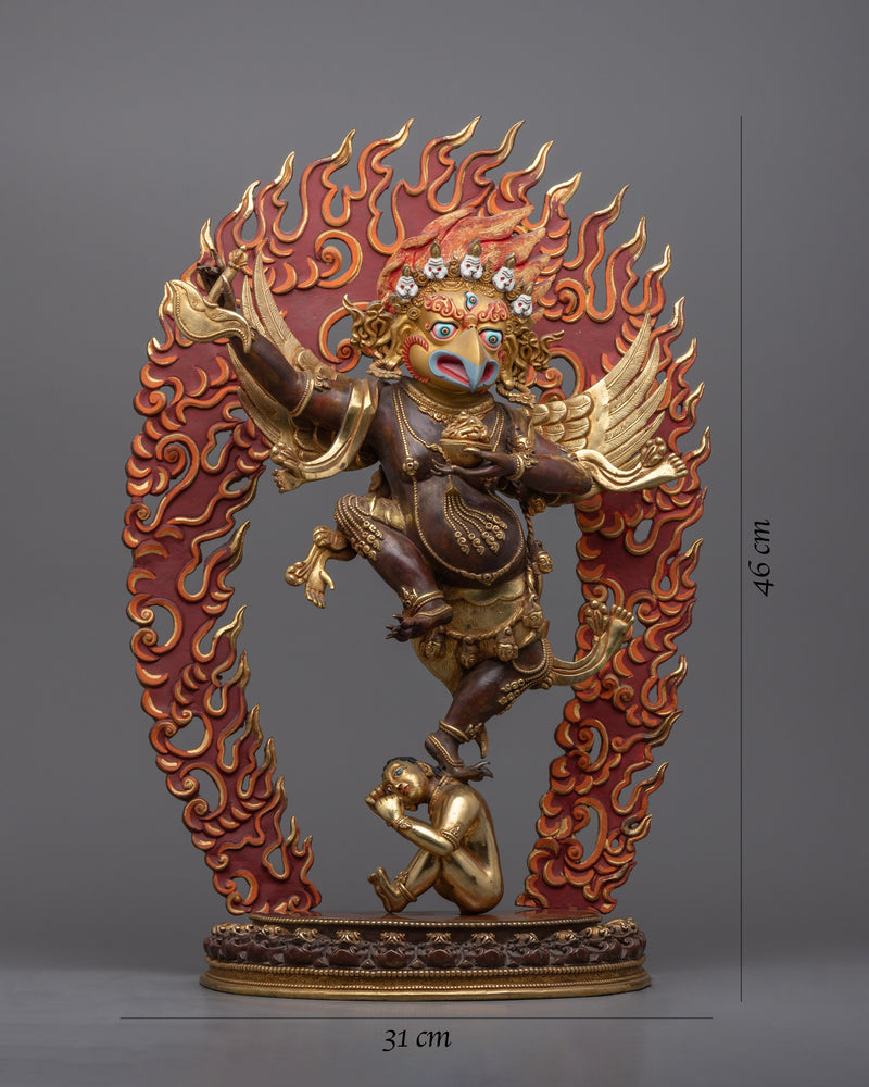 Garuda Statue for Buddhist Altar | God of Strength and Vigilance