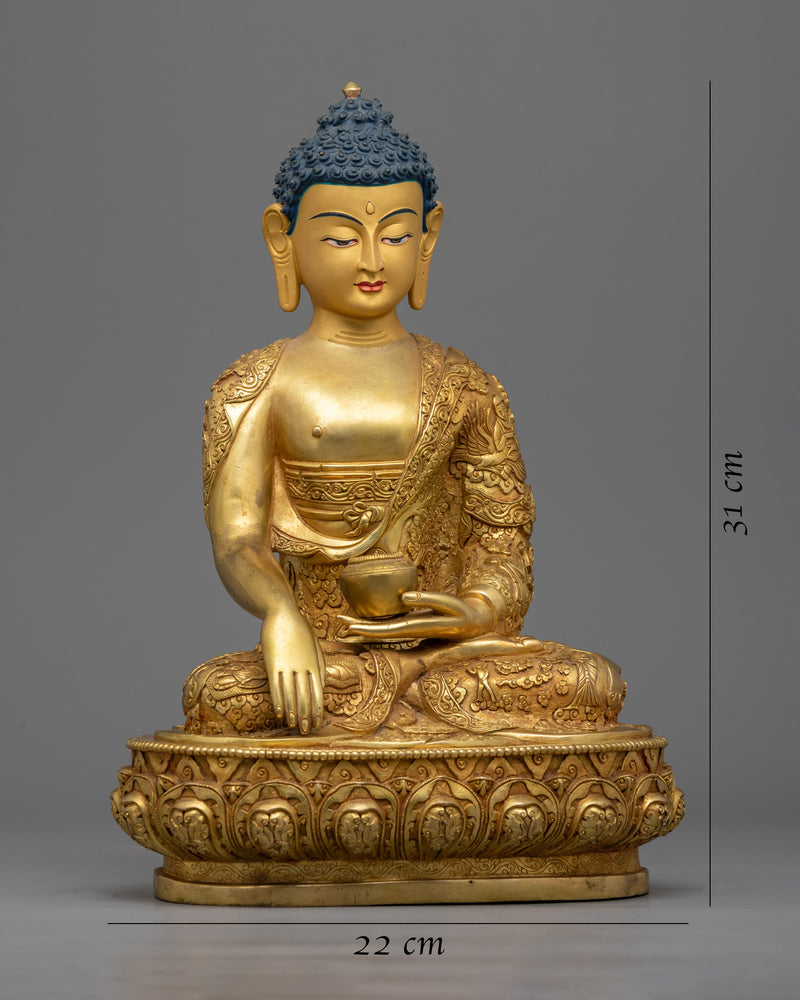 Buddha Shakyamuni Statue | Historical Buddha Seated in Meditation Art